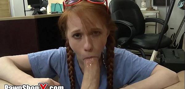 Dolly Little Gets Her Ginger Pussy Pounded After Trying To Pawn A Kayak